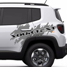 Autocolant Vinil Grafic cu Litere Splash pentru Jeep Renegade Cherokee 2