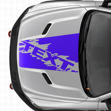 Custom Splash Style Hood Stripe Vinyl Decal for Dodge Ram SUV_2