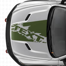 Custom Splash Style Hood Stripe Vinyl Decal for Dodge Ram SUV_3