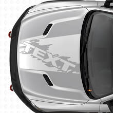 Custom Splash Style Hood Stripe Vinyl Decal for Dodge Ram SUV_5