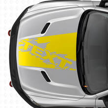 Custom Splash Style Hood Stripe Vinyl Decal for Dodge Ram SUV_6