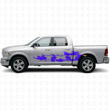 Mud Splash Style Lettering Side Vinyl Decal Kit for Dodge Ram_2