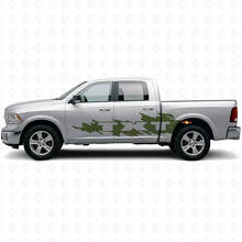 Mud Splash Style Lettering Side Vinyl Decal Kit for Dodge Ram_3