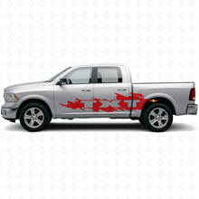 Mud Splash Style Lettering Side Vinyl Decal Kit for Dodge Ram_4