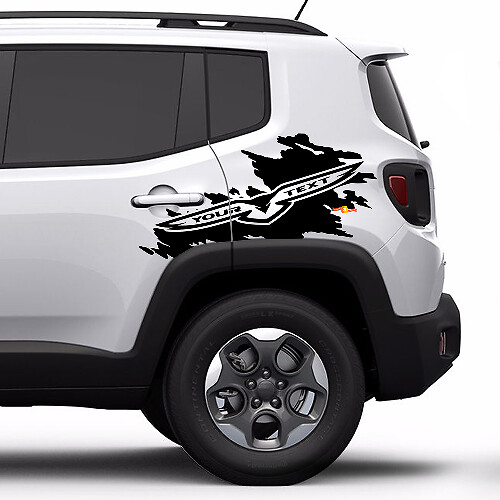 Hawk Splash Graphic Vinyl Sticker Decal for Jeep Renegade Cherokee Compass
