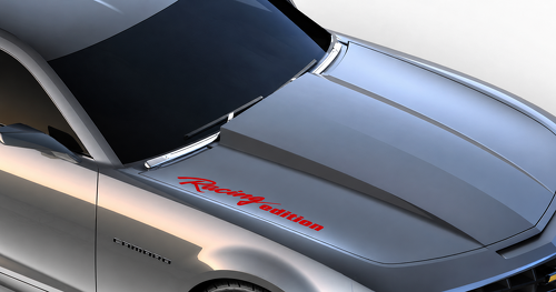 Racing Edition Lettering Hood Vinyl Decal Sticker for Chevrolet Camaro