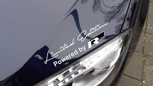 Pair of Limited Edition R-Line Style Decal Stickers for Volkswagen Touareg Beetle Passat