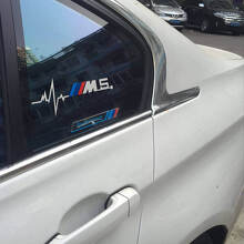 Heartbeat Window Decal Set for BMW M5 (2 Pcs)_2