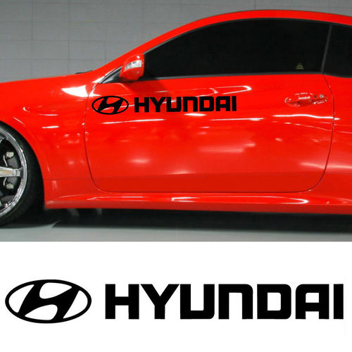 Hyundai Motor Sports Decal Sticker