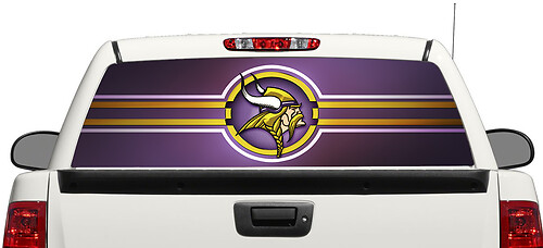 Minnesota Vikings NFL Rear Window Vinyl Decal Sticker