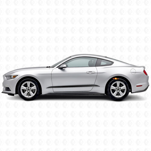 Outline Stripes Lower Side Vinyl Decal Kit for Musclecar Musclecarmodel 2015-2020