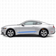 Outline Stripes Lower Side Vinyl Decal Kit for Musclecar Musclecarmodel 2015-2020_2