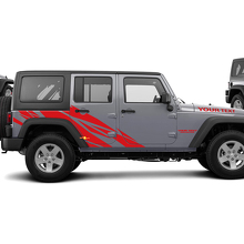 Kit de decals en vinyle graphique droit Splash pour Jeep Wrangler Unlimited JK 3