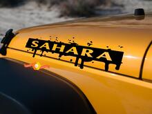WRANGLER JEEP Decal Sticker splash blood hood graphics  SAHARA or RUBICON JK 3
