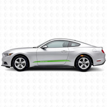 Custom Outline Stripes Lower Side Vinyl Decal Kit for Musclecar Musclecarmodel 2015-2020_3
