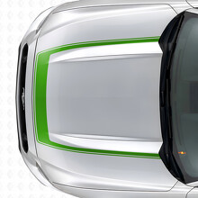 Stripe with Outside Contour Hood Vinyl Decal for Musclecar Musclecarmodel 2015-2020_3