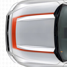 Stripe with Outside Contour Hood Vinyl Decal for Musclecar Musclecarmodel 2015-2020_4