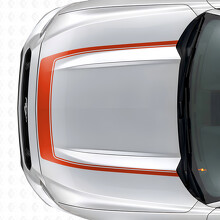 Stripe with Inside Contour Hood Vinyl Decal for Musclecar Musclecarmodel 2015-2020_4
