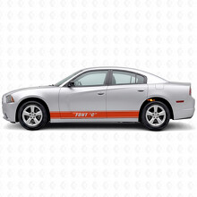 Custom Outline Stripes Rocker Panel Vinyl Decal Sticker for Dodge Charger_4