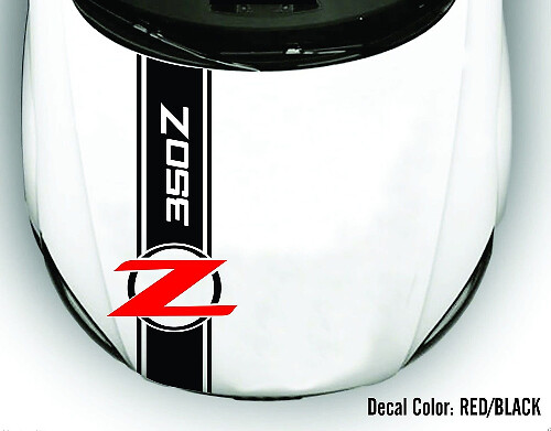 350Z Z Logo Stripe Hood Vinyl Decal Sticker for Nissan 350Z