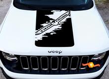 Jeep Renegade Cherokee Trail Hawk TrailHawk Splash Graphic Vinyl Sticker Decal Hood
 2
