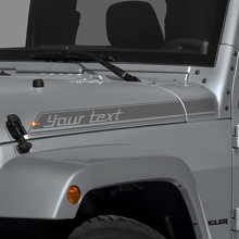 Autobarn Stripes Side Bonnet Vinyl Sticker Decal For Jeep Renegade 2