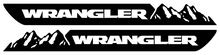 Jeep Renegade Hood Side strip Hood Mountains Sticker Decal Vinyl Graphic JK Fender
 2