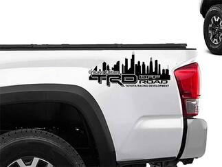 Toyota Racing Development TRD chicago edition 4X4 bed side Graphic decals stickers 2