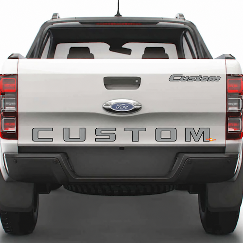 Custom Text Rear Tailgate Decals Stickers for Musclecar Ranger Wildtrak