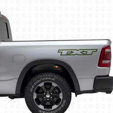 Personalized Lettering Rear Side Vinyl Decal Kit for Dodge Ram _3