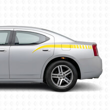 Stinger Style Strobe Stripes Side Vinyl Decal Sticker for Dodge Charger 2006-2010_5