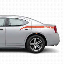 Custom Stinger Style Stripes Side Vinyl Decal Sticker for Dodge Charger 2006-2010_4