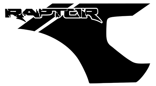 FORD RAPTOR F-150 Bed  Vinyl Graphic decals stickers fits models 2010-2014