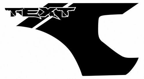 Custom Text Bed Vinyl Graphic Decal for Musclecar truck power truck 2010-2014