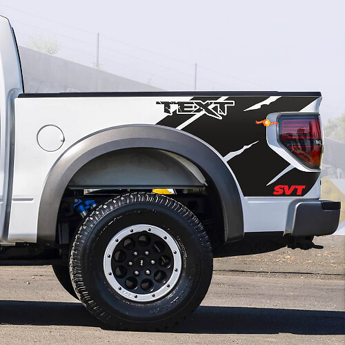 FORD RAPTOR F-150 SVT Bed  Vinyl Graphic decals stickers fits models 2010-2014  2 Colors