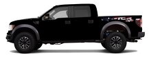 USA Flag Rear Side Vinyl Decal Kit for Musclecar Truck_3
