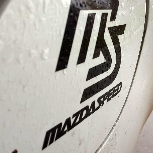 Mazdaspeed Vinyl Decal Sticker for Fuel Door for Mazda
