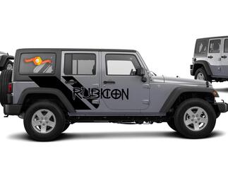Side Swipe Jeep RUBICON Graphics Vehicle decals, graphics, vinyl stickers