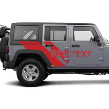 Autocollants vinyle graphiques Side Swipe pour Jeep Wrangler 3