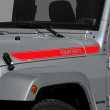 Vinyl Decal Sticker for Jeep Wrangler Bonnet 2