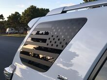 2 American Flag Stickers Decals for toyota 4runner vinyl decal
 2