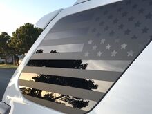 2 American Flag Stickers Decals for toyota 4runner vinyl decal
 3