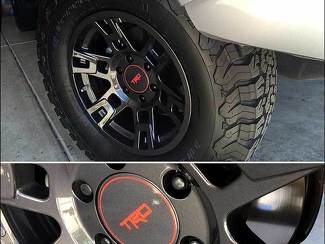 Toyota Tacoma FJ Cruiser 4Runner TRD Wheel Center Cap Decal Sticker for Fx Pro Wheels 1