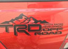 2 TRD Toyota Tacoma Tundra Decals Vinyl Sticker off road graphics 4x4 2