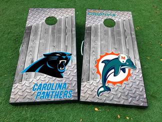 American football teams National Football League (NFL) Cornhole Board Game Decal VINYL WRAPS with LAMINATED