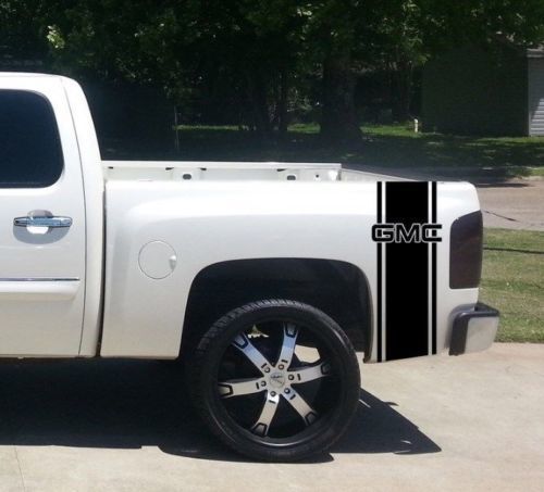 GMC Rear Side Stripes Vinyl Decal Kit for GMC Trucks
