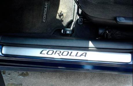 Toyota Corolla Doorsill Stickers Decals