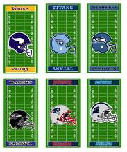 American football teams National Football League (NFL) Field Cornhole Board Game Sticker Decal VINYL WRAPS with LAMINATED 3