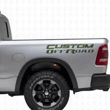 Off Road Custom Bed Side Vinyl Decal Kit for Dodge Ram _3