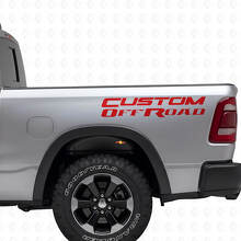 Off Road Custom Bed Side Vinyl Decal Kit for Dodge Ram _4
